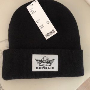 Urban outfitters beanie. Boys lie. Brand new with tags.